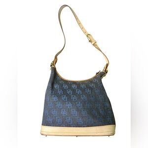 Vintage Dooney and Bourke Monogram Hobo Bag